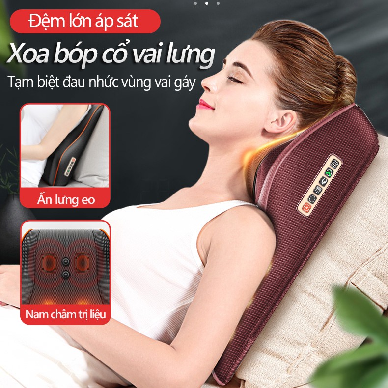 AM509C Gối massage vai gáy lưng toàn thân đa năng BENBO