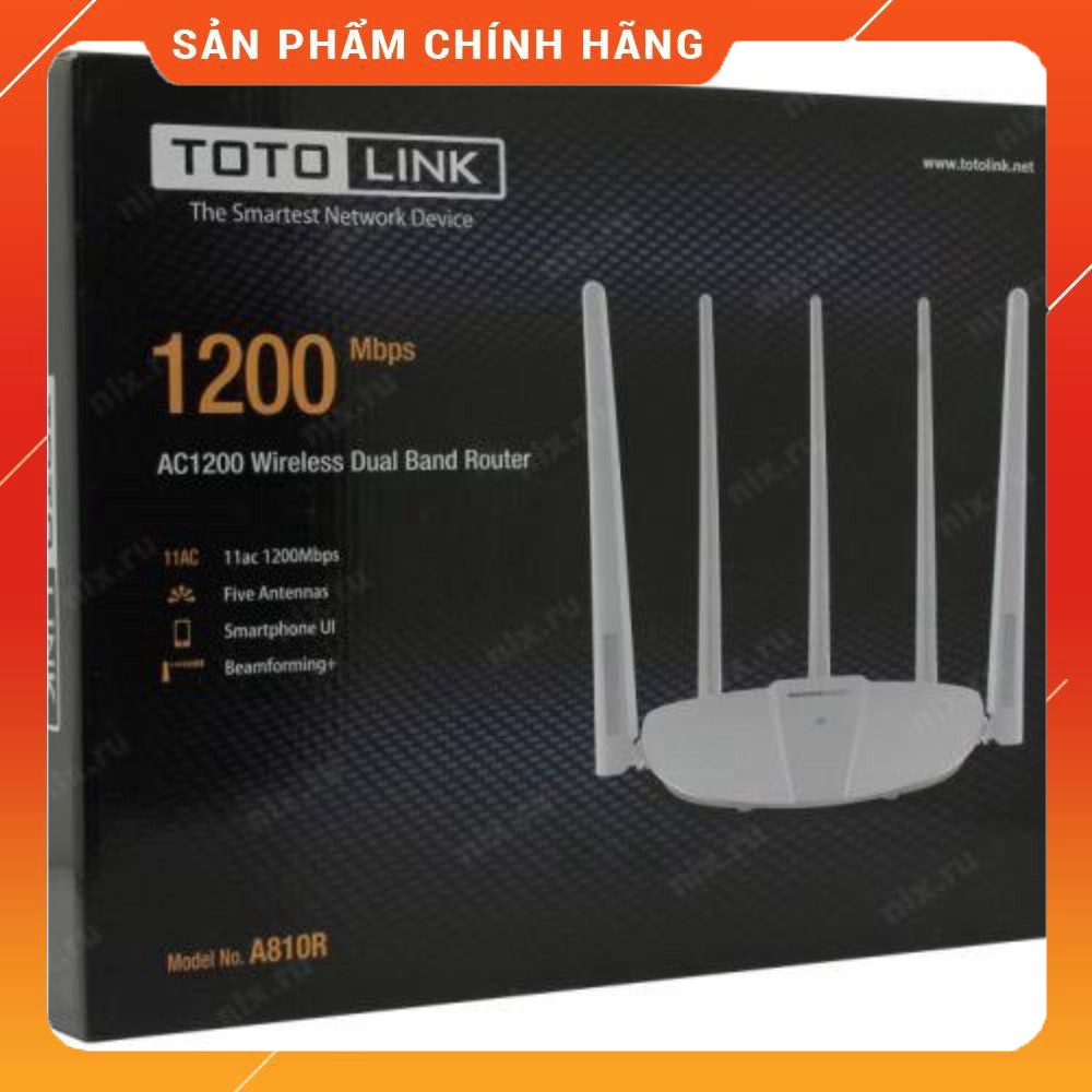 Router Wifi Băng Tầng Kép Totolink A810R - hàng chính hãng, giá tốt nhất