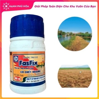 Dung dịch thuốc trừ cỏ fasfix 150sc 100ml - trừ cỏ trên đất cạn, cỏ chết nhanh