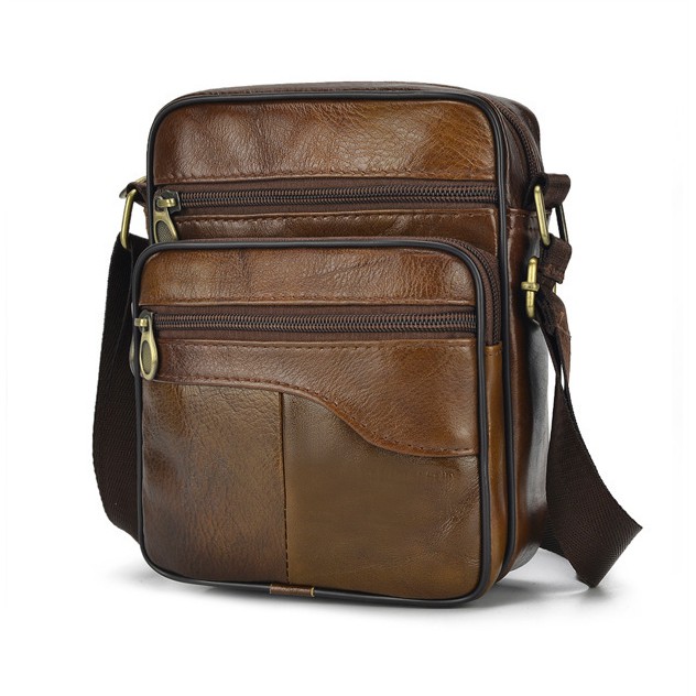 Túi nam đeo chéo da bò Nhật xịn 100%