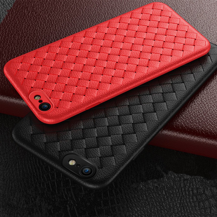 For Motorola Moto E4+ C Plus G5S Plus Soft TPU Weave Phone Case