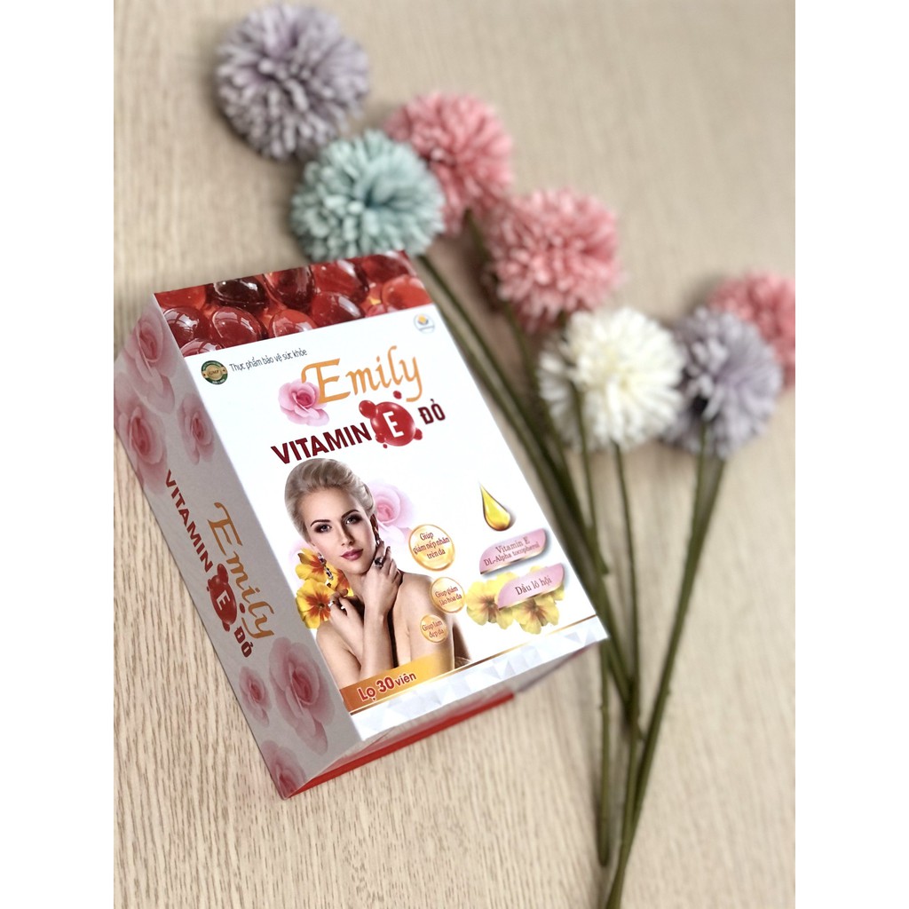 [HÀNG CHÍNH HÃNG] - VITAMIN E ĐỎ - Bổ Sung Vitamin E Đỏ, Làm Sáng Da Đẹp Da, Chống Lão Hóa Da 30v | BigBuy360 - bigbuy360.vn