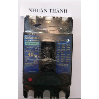Aptomat 3 Pha Mitsubishi Nội Địa Nhật 40A / Cibi 3 pha nội địa Nhật 40A