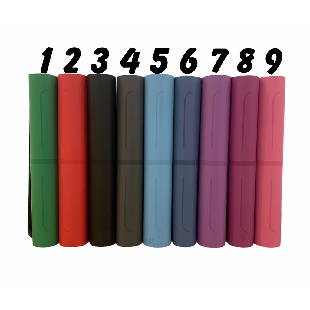 Thảm tập Yoga - Gym  PU định tuyến Goldlove 5mm siêu bám , chống trơn, bền đẹp