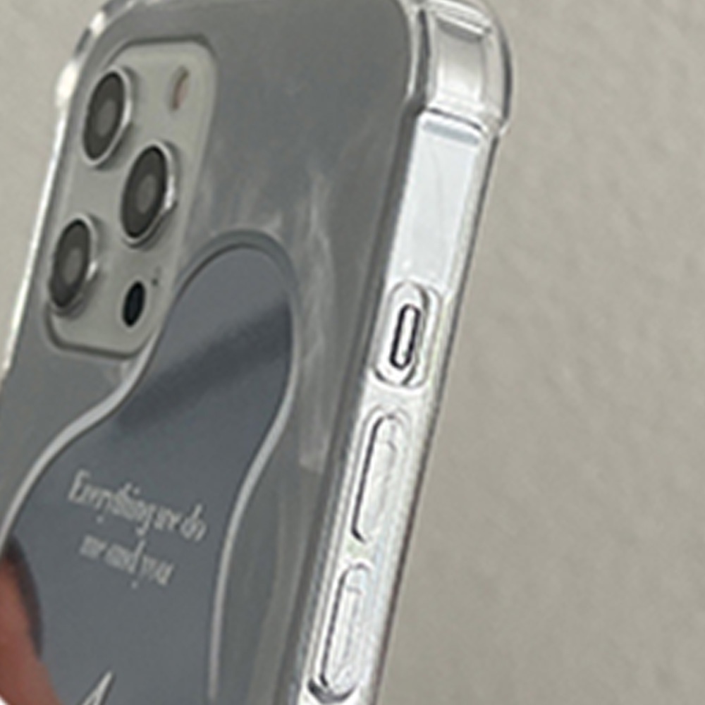 Phù Hợp Ốp Điện Thoại tpu Họa Tiết Lá Chống Sốc Có Gương Cho iPhone 13 12 11 Pro Max X XS Max XR 8 7 Plus