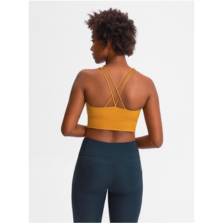 Áo tập Lululemon Free To Be Bra Long Line Mẫu mới Thu Đông 2020 - Áo lót thể thao Lululemon không logo