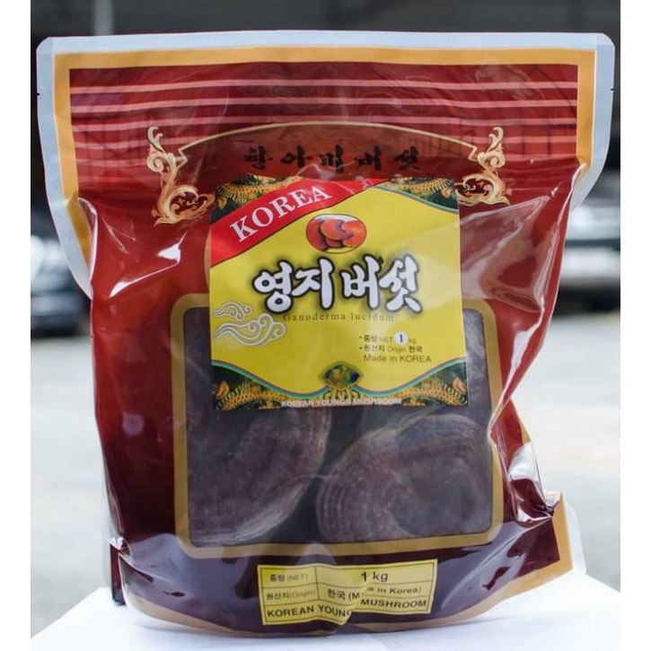 Nấm linh chi đỏ Korean youngji mushroom Hàn Quốc (1kg)