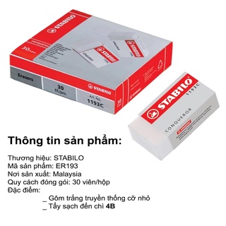 Gôm STABILO Legacy ER186 (trắng lớn)