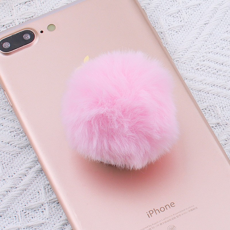 Giá đỡ điện thoại popsocket cục bông 3D nhiều màu