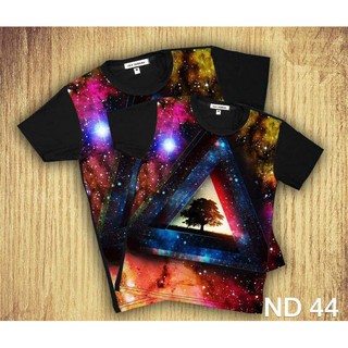 Áo thun 3D tay ngắn hình dãy ngân hà galaxy