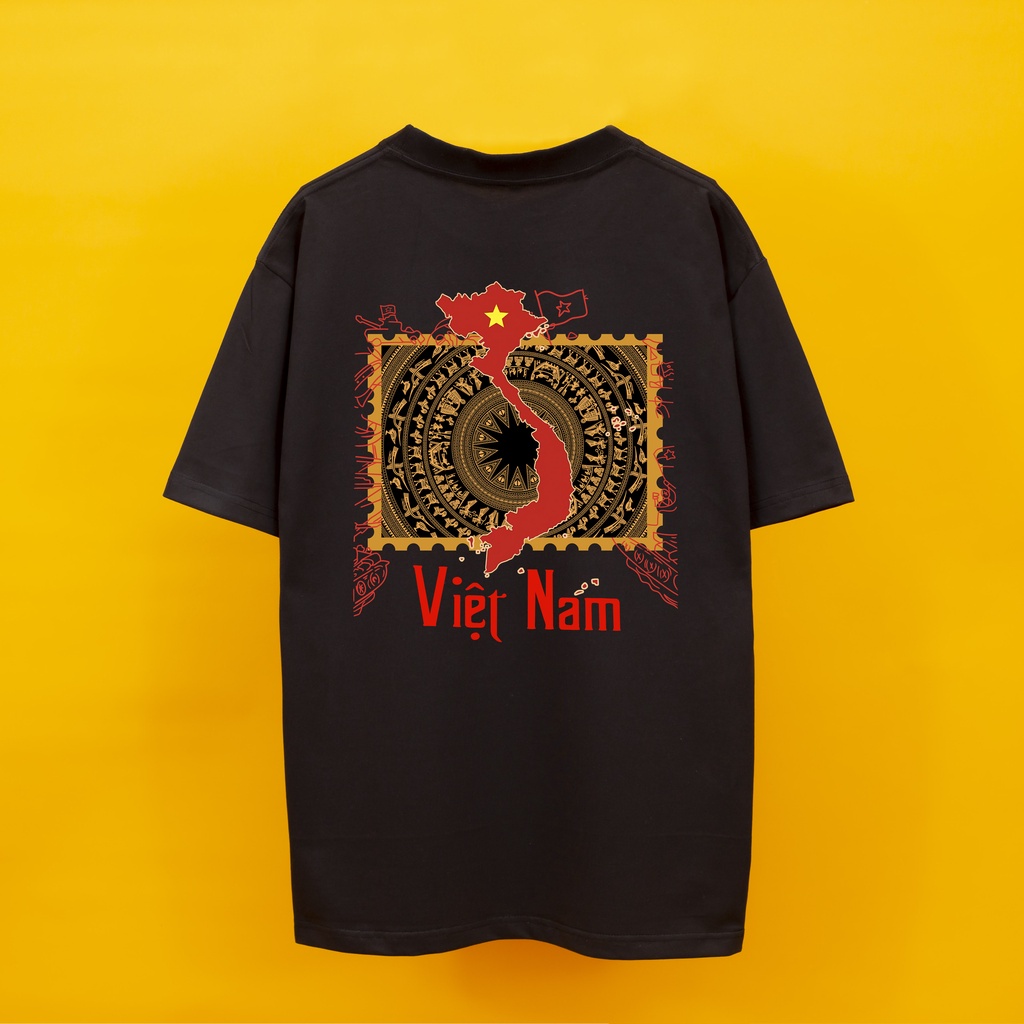 Áo thun VIỆT NAM THỐNG NHẤT Dogo Store , Áo thun unisex nam nữ form rộng oversize chất liệu 100% Cotton
