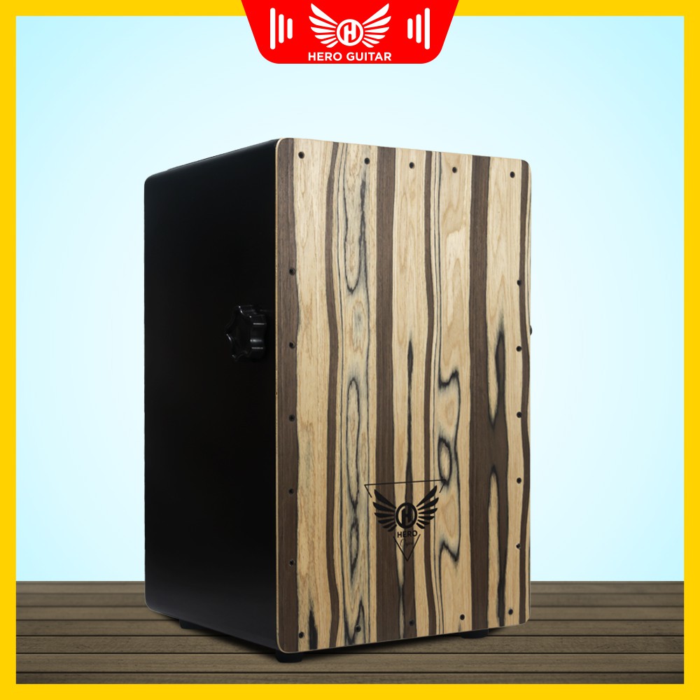 Trống cajon loại tốt (có tay vặn điều chỉnh âm thanh) sale sốc- Hero guitar Đà Nẵng