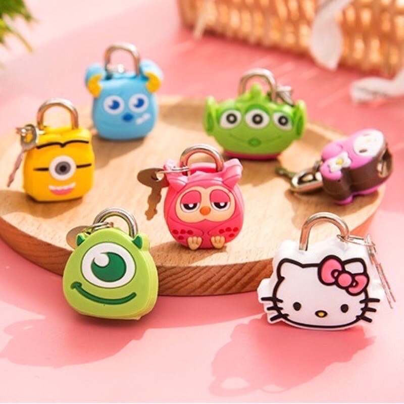 Sỉ Vỉ 20 Bộ Ổ Khoá Mini Xinh Xắn