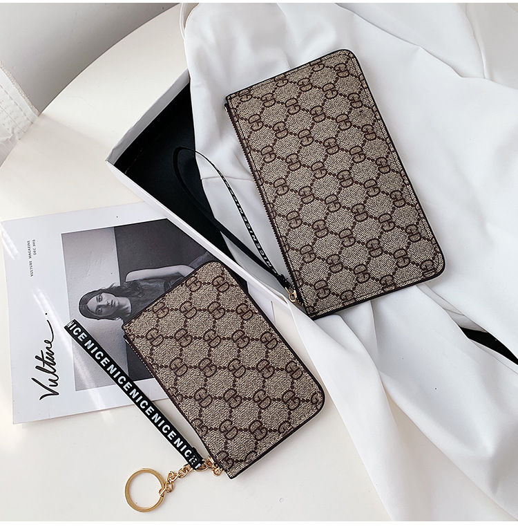 Ví Nữ mini Có Khóa Kéo Phong Cách retro 2021