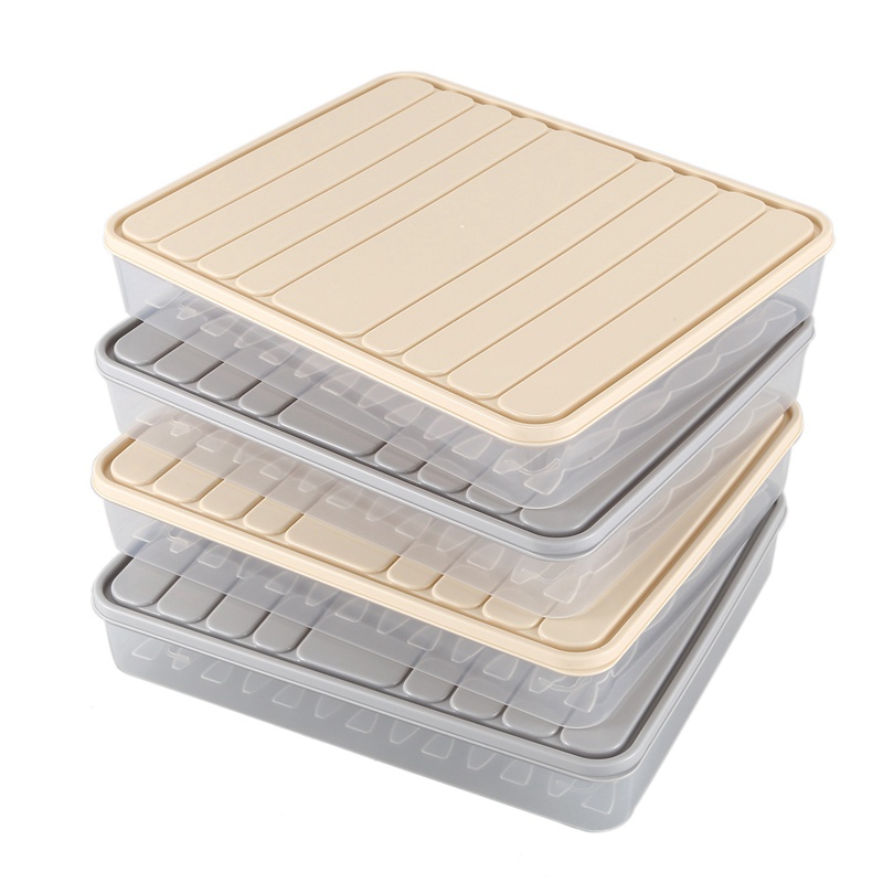 Set 4 Hộp đựng thực phẩm Trong Tủ Lạnh Màu Sắc Ngẫu Nhiên