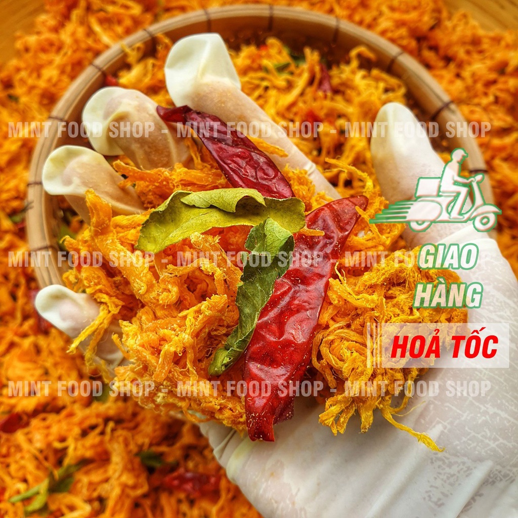 Khô Gà Lá Chanh Loại 1 Siêu Ngon 1kg 2 Hộp 500gr