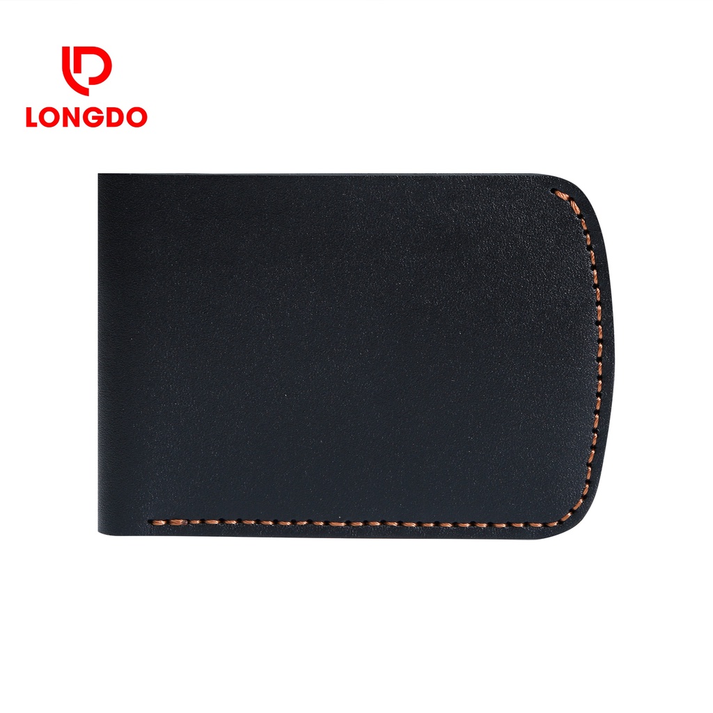Ví mini nam - Cam kết 100% da bò thật - Bảo hành 5 năm - Thương hiệu uy tín Longdo Leather - B04