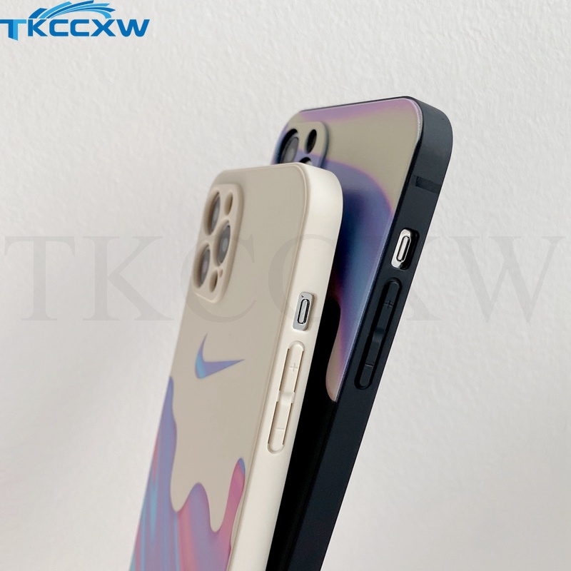 Ốp điện thoại silicon mềm hình que kem cầu vồng cho Samsung Galaxy S21 S20 S10 Plus S20 S21 Ultra S20 Fe Note 10 S10