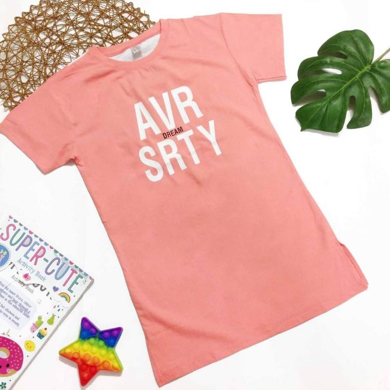 Đầm suông cho bé. Chất thun cotton 4c_ sz 26kg _ 45kg.