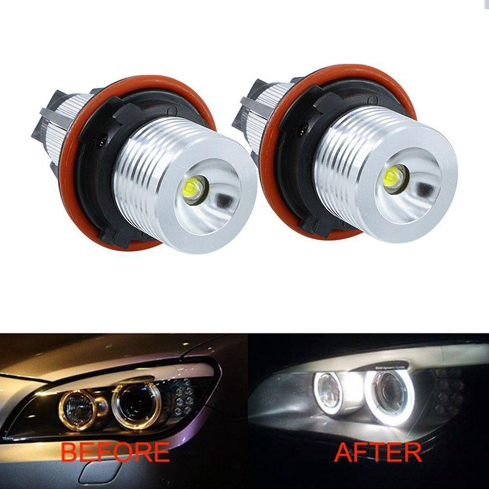 Set 2 Đèn Vòng Halo 5W Ánh Sáng Trắng Dành Cho Xe Ô Tô BMW E39 E53 E60