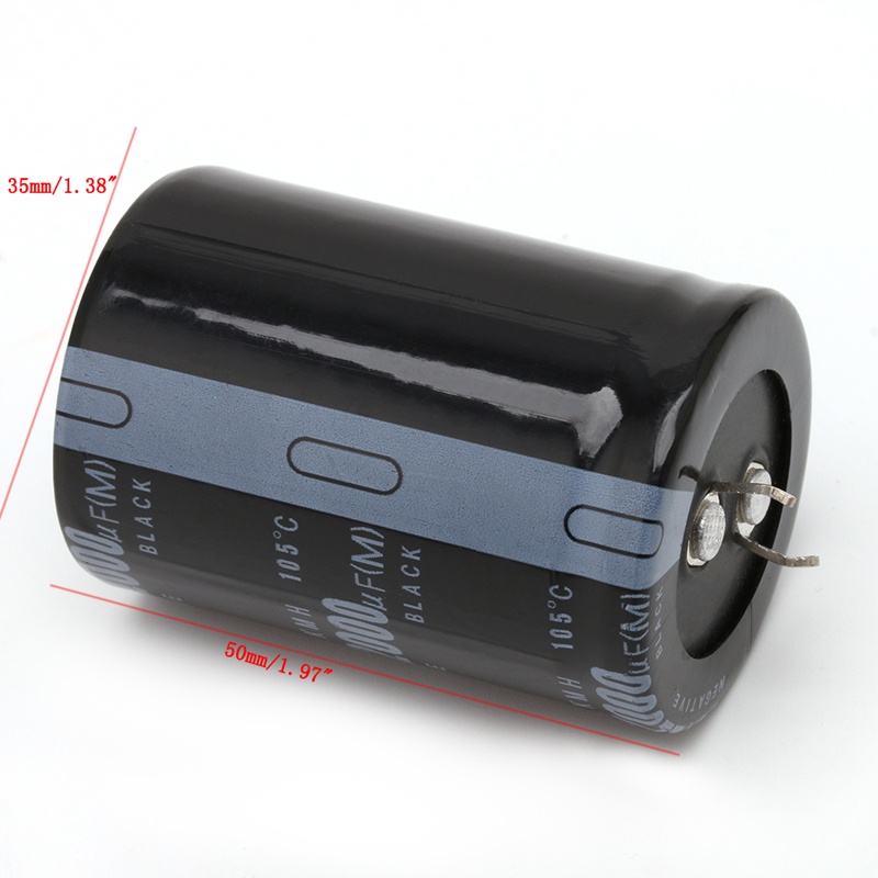 Tụ Điện Nhôm 22000UF 63V 105 Chuyên Dụng°Ống Xi Lanh Hình Trụ 35x50mm Chuyên Dùng