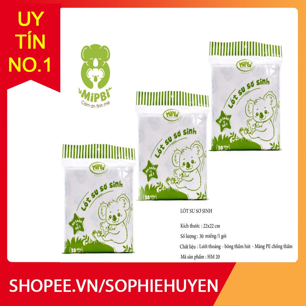 Miếng lót phân xu Mipbi hàng cao cấp