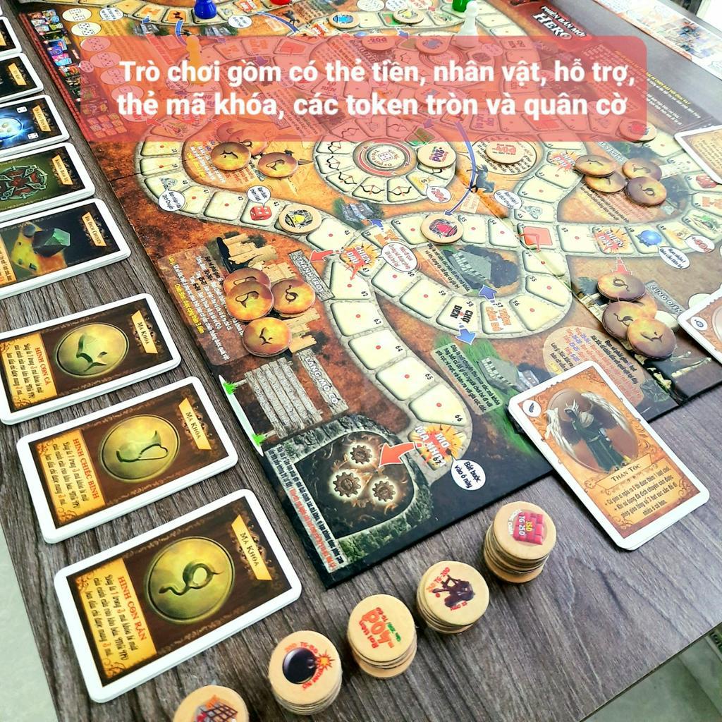 Board game-Đi tìm kho báu Phiên Bản HERO Foxi-Đồ chơi trẻ em phát triển AQ-EQ-IQ-siêu siêu hay