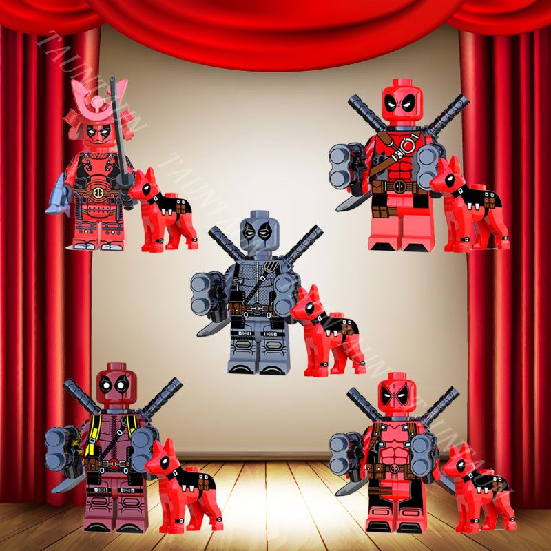 Mô Hình Lego Nhân Vật Deadpool X-Men Mini Dễ Thương Cho Bé