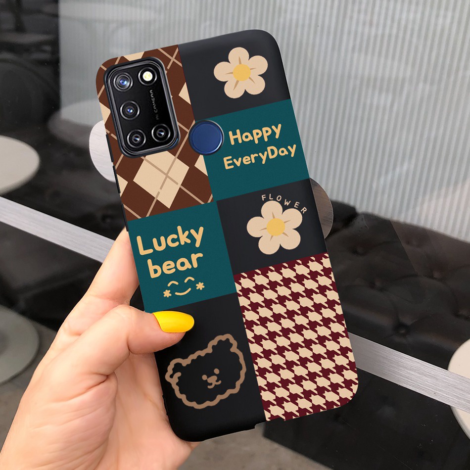Ốp Điện Thoại TPU Silicon Mềm Họa Tiết Xinh Xắn Cho Realme 7i / Realme C17 RMX2103 RMX2101 Realme7i RealmeC17