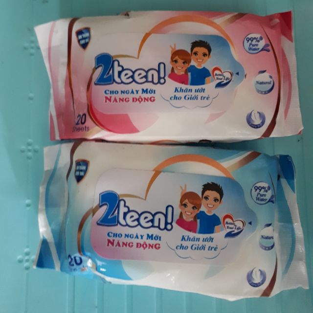 Khăn ướt 2teen! - ( 20 sheets)