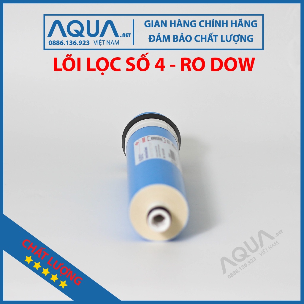 Lõi lọc nước, RO DOW filmtec, RO LÕI SỐ 4 lọc sạch 99% cặn bẩn vi khuẩn đảm bảo sức khỏe uống trực tiếp lắp đặt dễ dàng