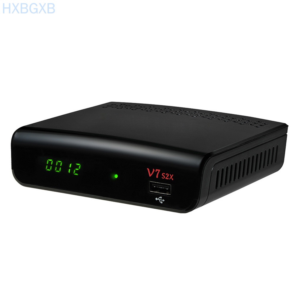 HXBG GTMEDIA V7S2X TV Receiver USB Digital Top Box 1080P Decoder TV Box for DVB-S2 DVB-S2X, EU Plug