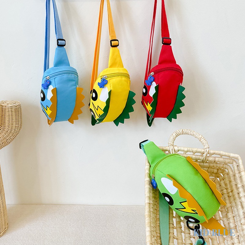 Túi Đeo Chéo Siêu Nhẹ Hình Khủng Long Dễ Thương Cho Bé