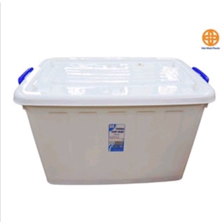 Thùng nhựa có nắp đựng đồ  có bánh xe Việt Nhật. Thùng 30l: 52 x 32 x 27 (cm).  Thùng 55l: 60,5 x 42,5 x 31,5 (cm)