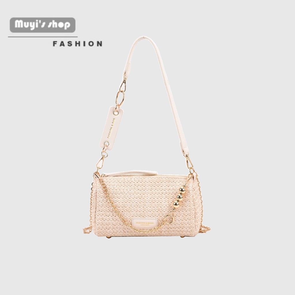 Túi Cói Đeo Vai Thiết Kế Mới Cao Cấp Thời Trang