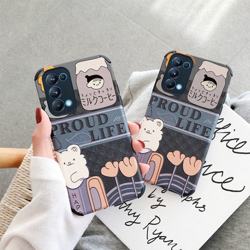 Ốp Lưng In Họa Tiết Dành Cho Điện Thoại Opporeno5 Reno5pro Hoạt Hình