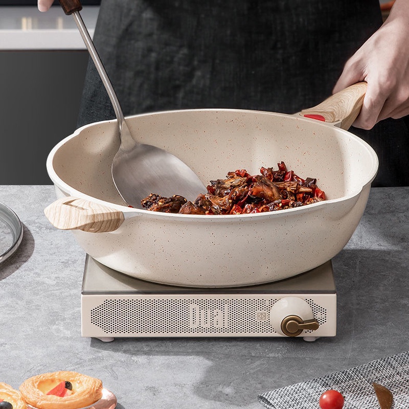 Chảo Điện Phủ Đá Y Tế Chống Dính Đa Năng Không Khói Tiện Dụng