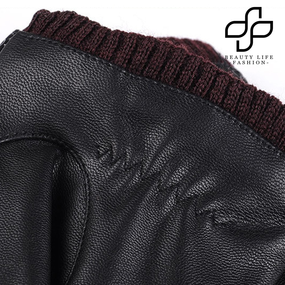 Găng Tay Giả Da Ấm Áp Chống Thấm Nước Dùng Cho Hoạt Động Ngoài Trời