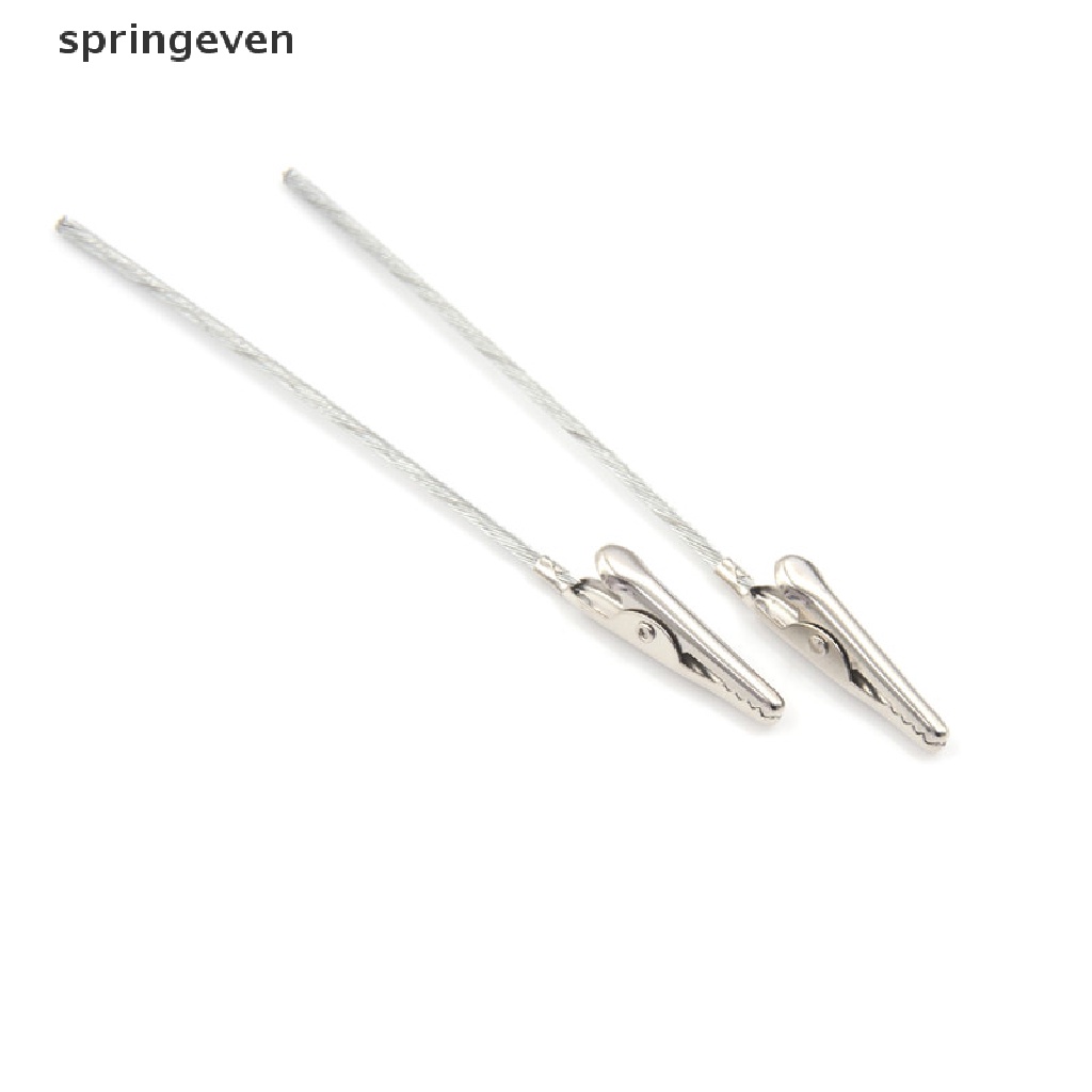 Bộ 10 Kẹp Cá Sấu Kim Loại Dài 10cm Cách Điện