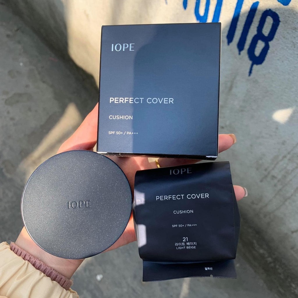 Phấn NướcIOPE Perfect Cover Cushion SPF 50+ PA+++