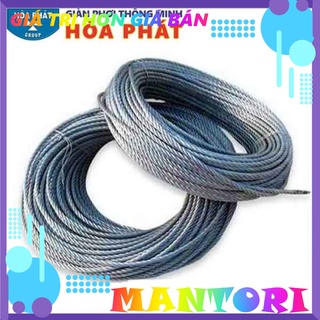⚜️Dây Cáp Giàn Phơi Thông Minh Dài 10m Làm Từ Inox 316 Chịu Lực Chống Rỉ Sét, Bền Bỉ Giá Xưởng⚜️