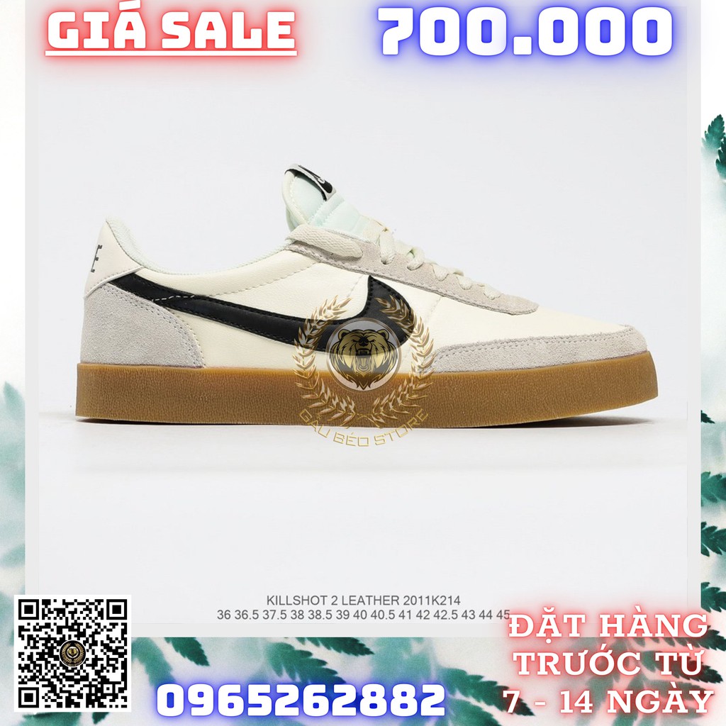 GIÀY SNEAKER MÃ SẢN PHẨM_J.Crew x Nk Killshot II Leather NHIỀU MÀU PHONG CÁCH FULLBOX + FREESHIP 👉🏿 gaubeostore.shop