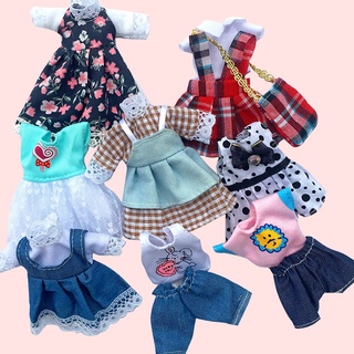 Đồ chơi dễ thương thay đổi 16cm Bộ quần áo búp bê Barbie đồ chơi búp bê bé gái