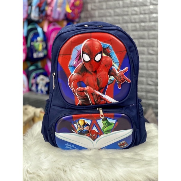 Ba lô cho bé tiểu học mẫu mới nhất 2022 in hình dập nổi đẹp, quai xách chắc chắn