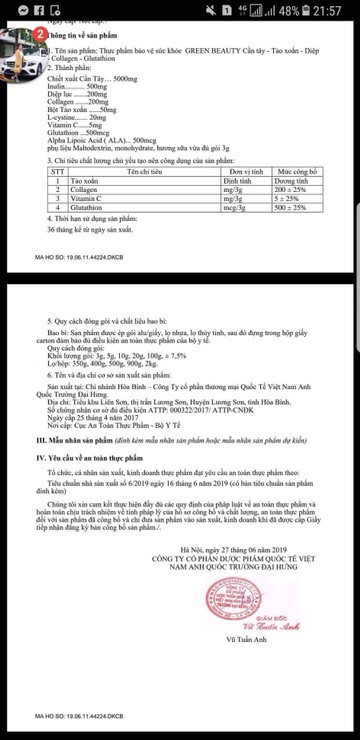 TINH CHẤT NƯỚC ÉP CẦN TÂY GREEN BEAUTY - ĐẸP DA + ĐẸP DÁNG + THẢI ĐỘC (hộp 30 gói tặng kèm 2 gói) có thẻ bảo hành | BigBuy360 - bigbuy360.vn