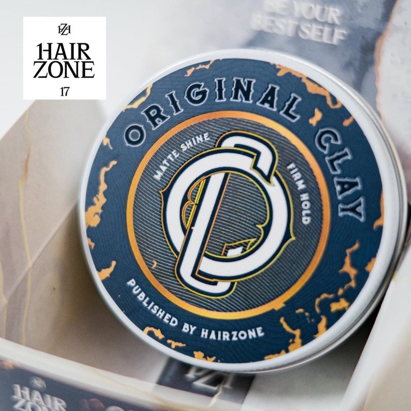 Sáp vuốt tóc HAIRZONE ORIGINAL CLAY Version 3 hương CoLa