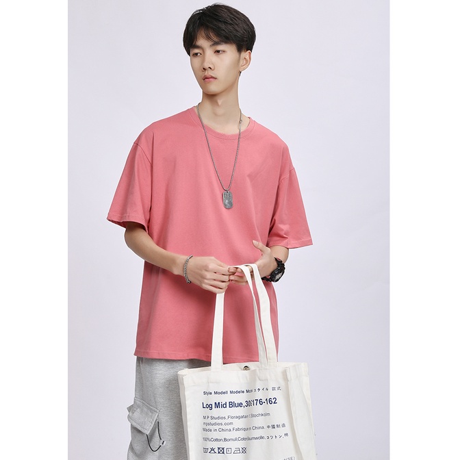 Áo Thun Trơn Tay Lỡ Basic Tee Form Rộng Unisex Chất Cotton - Áo Phông Trơn Form Rộng Nam Nữ Unisex X.Store Có Ảnh Thật