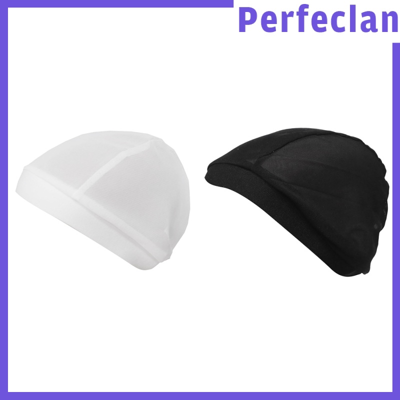 Set 2 mũ trùm đầu turban vải lưới đàn hồi sử dụng khi ngủ tiện lợi cho nam và nữ