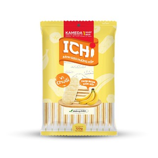 BÁNH GẠO NƯỚNG XỐP ICHI VỊ CHUỐI 120G