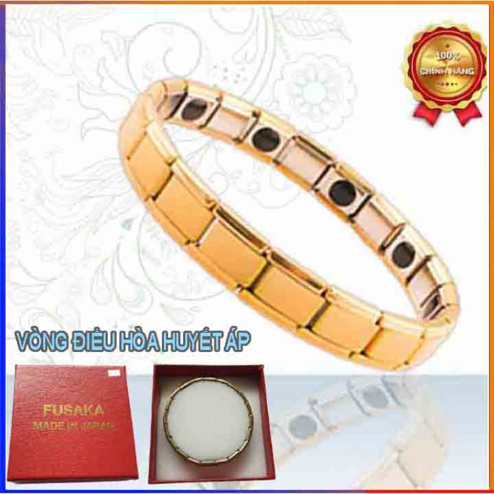 Vòng tay điều hòa huyết áp cao cấp 5 trong 1 hàng nhật bản FUSAKA